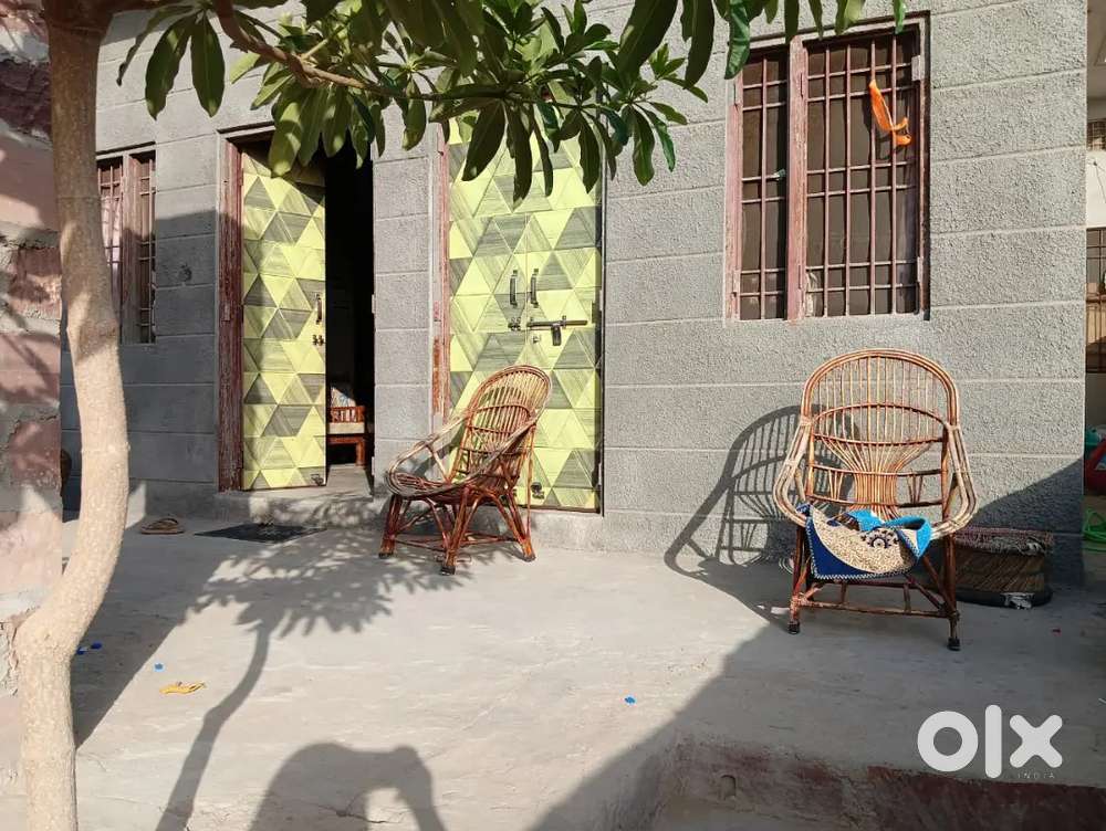 3 BHK BUNGLOWwith front open space and garden cum parking