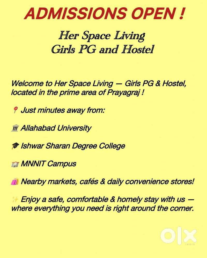 Her Space Living Girls PG and Hostel