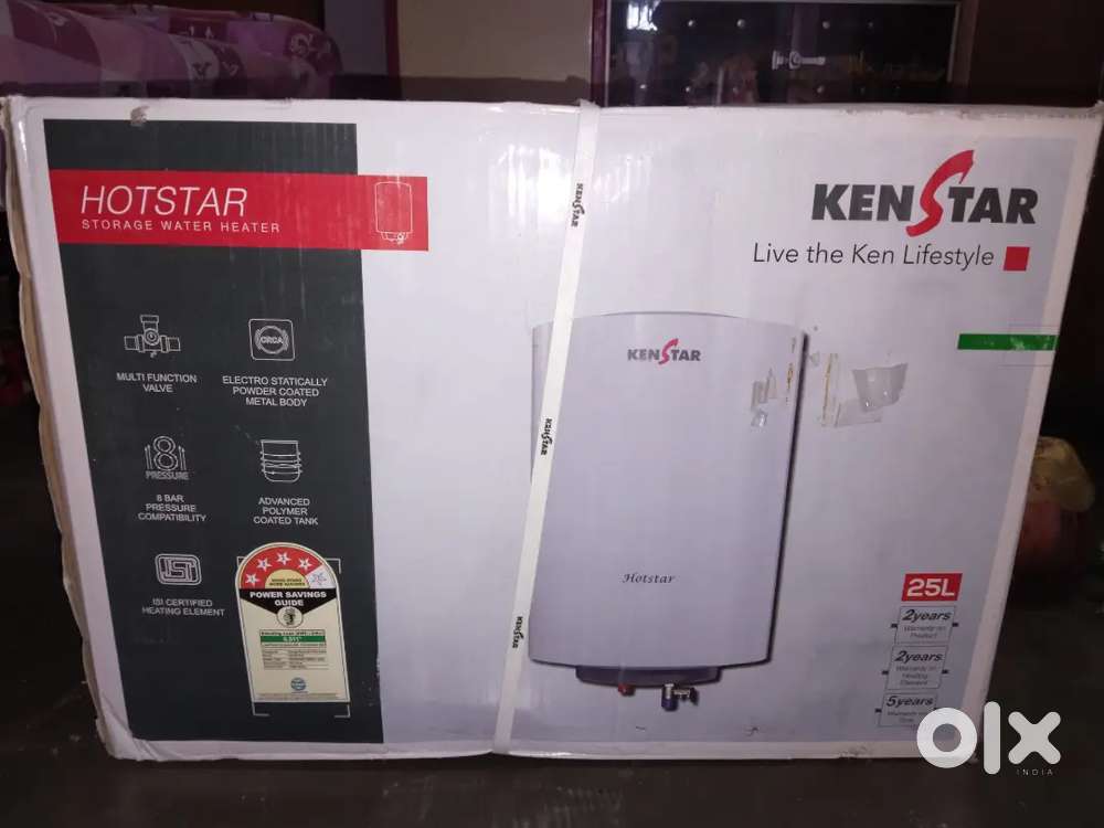 New unopened Kenstar Hotstar 25L Storage Water Heater.