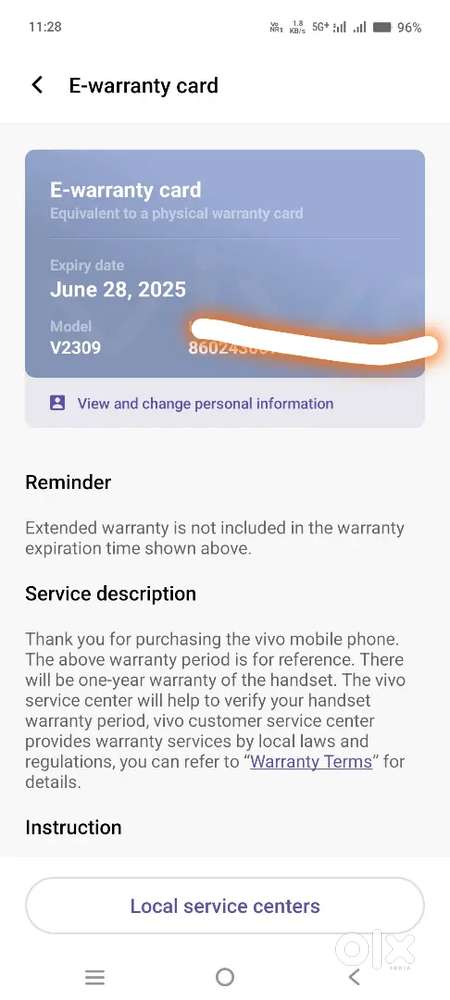 Vivo x100 pro warranty out, Screen Glass Damaged, 512 gb, 32 gb ram