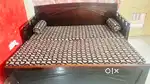 Sofa  cum bed with storage and centre table