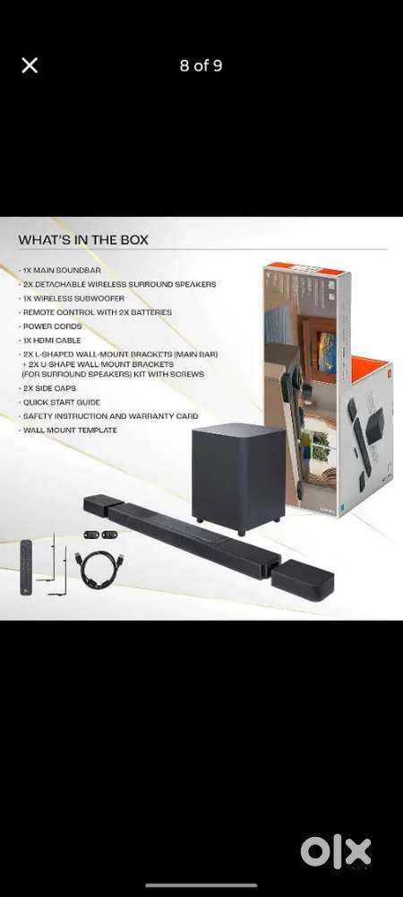 JBL Bar 1000 New sealed pack unit