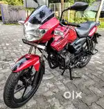 TVS Apache RTR 160 HyperEdge dual disc red