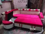 Latest collection hydraulic L shape sofa at cheapest price