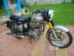 Royal Enfield bullet classic grey