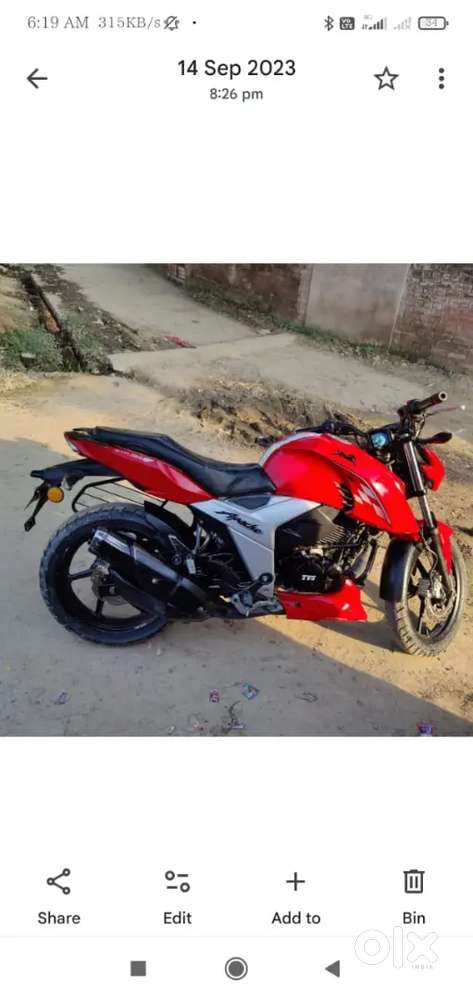 Mujhe apni apache rtr 1604v sell karna hai, jisko lena hai contact kre