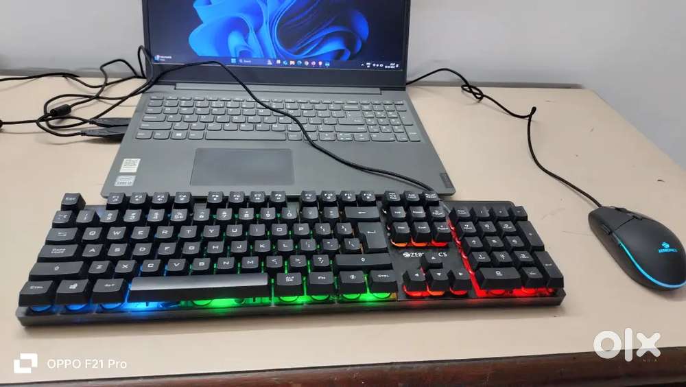 “Zebronics RGB Mechanical Keyboard & Gaming Mouse Combo