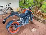 Running condition is very well and single owner KTM 200 BS4 model