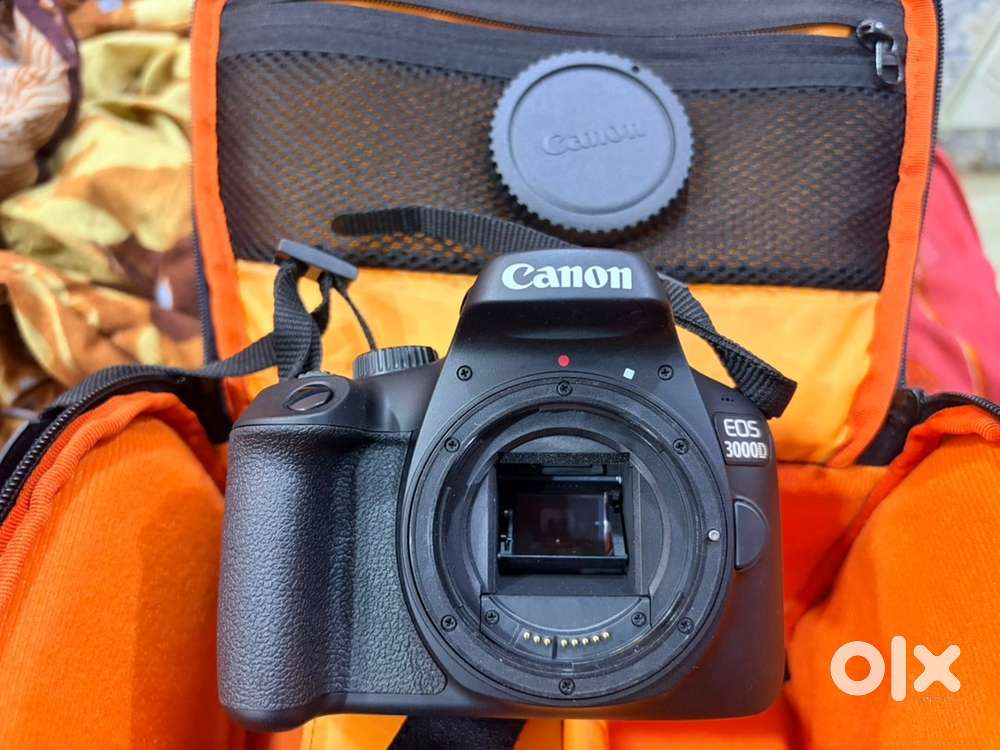 Canon EOS 3000D DSLR Camera 1 Body, 18 - 55 mm Lens (Black)