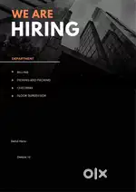 We are hiring collection executives