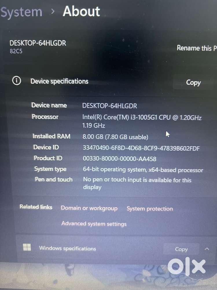 Lenovo I3 Laptop for sale