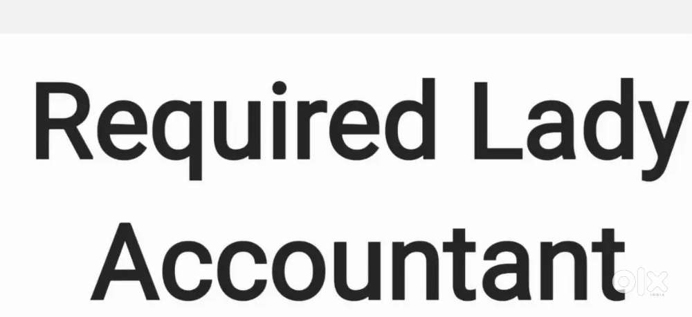 Req lady Accountant