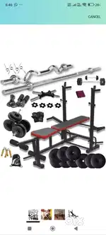 Home gym set