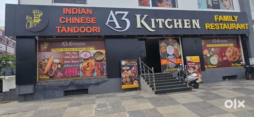 Space available for tiffin and tea and coffee and juice shops