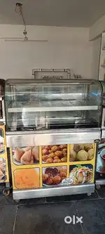 स्टील चाय नाश्ता काउंटर