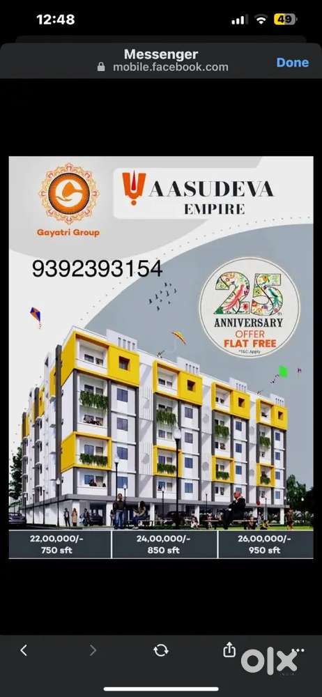 Damaka OFFER ONLY few flats Pendurti