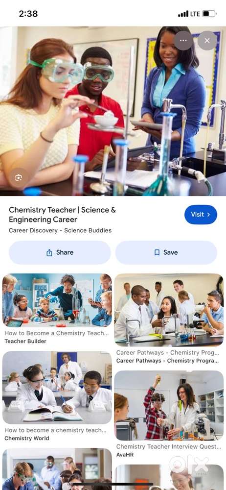 Chemistry teacehr