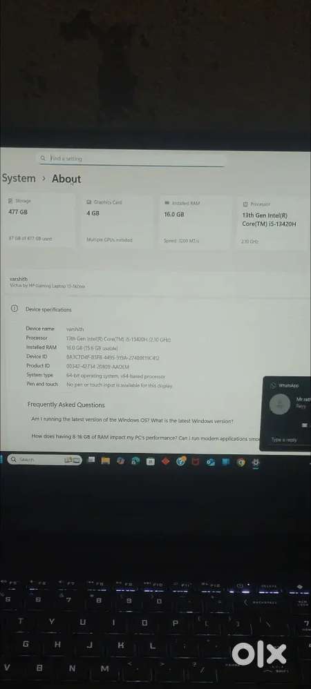 Laptop buy date 28/05/2025