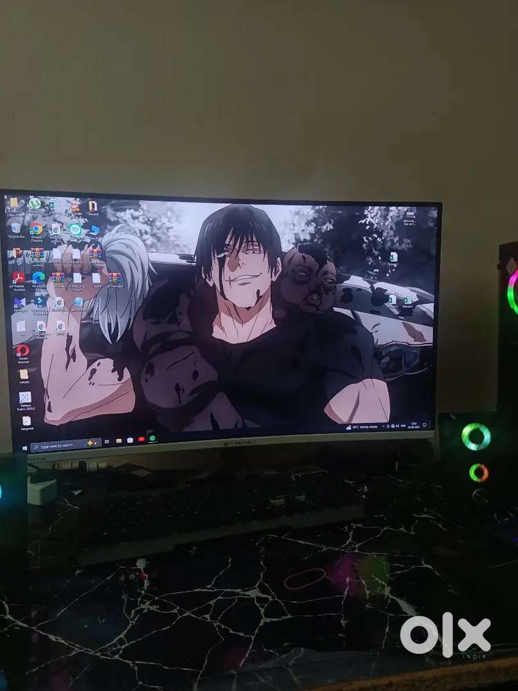 Monitor and cpu