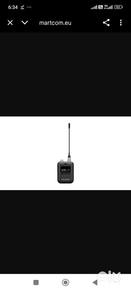 SENNHEISER BA62बैटरी