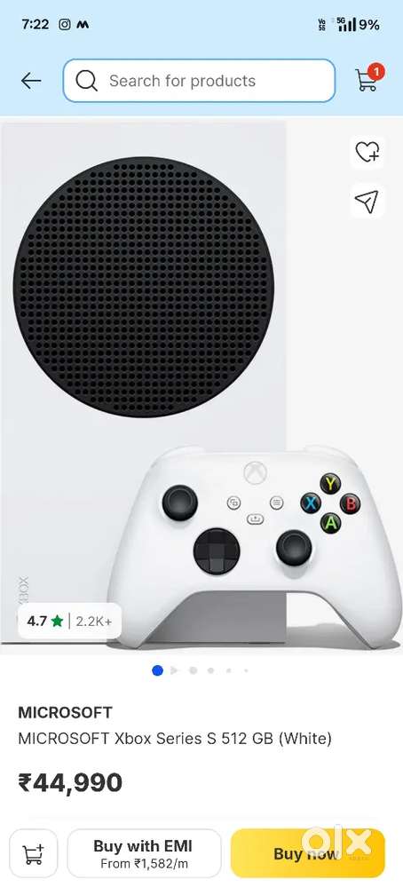 Xbox Series S 512GB in Microsoft Warranty + Rechargeable Battery Set.