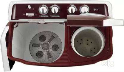 LG 7.5 kg Semi Automatic Top Load Washing Machine Maroon