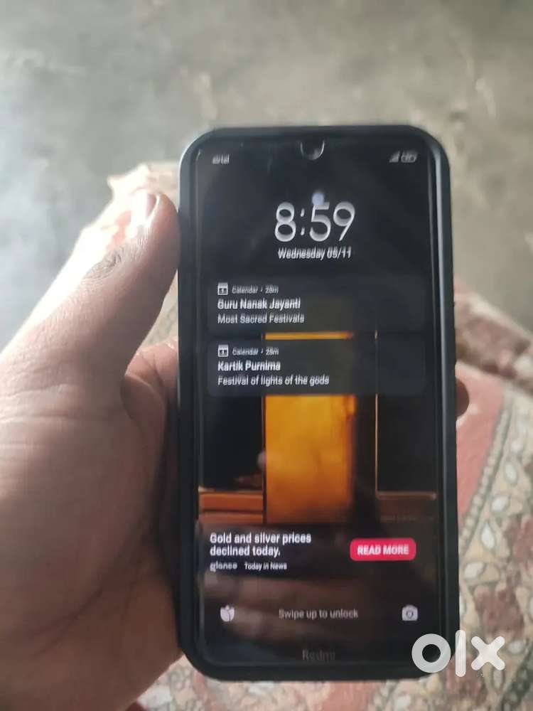 Mi note 8 4gb ram 4gb rom like new phone