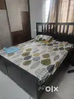 Ikea bed with spring mattress