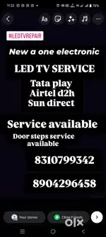 Led tv service