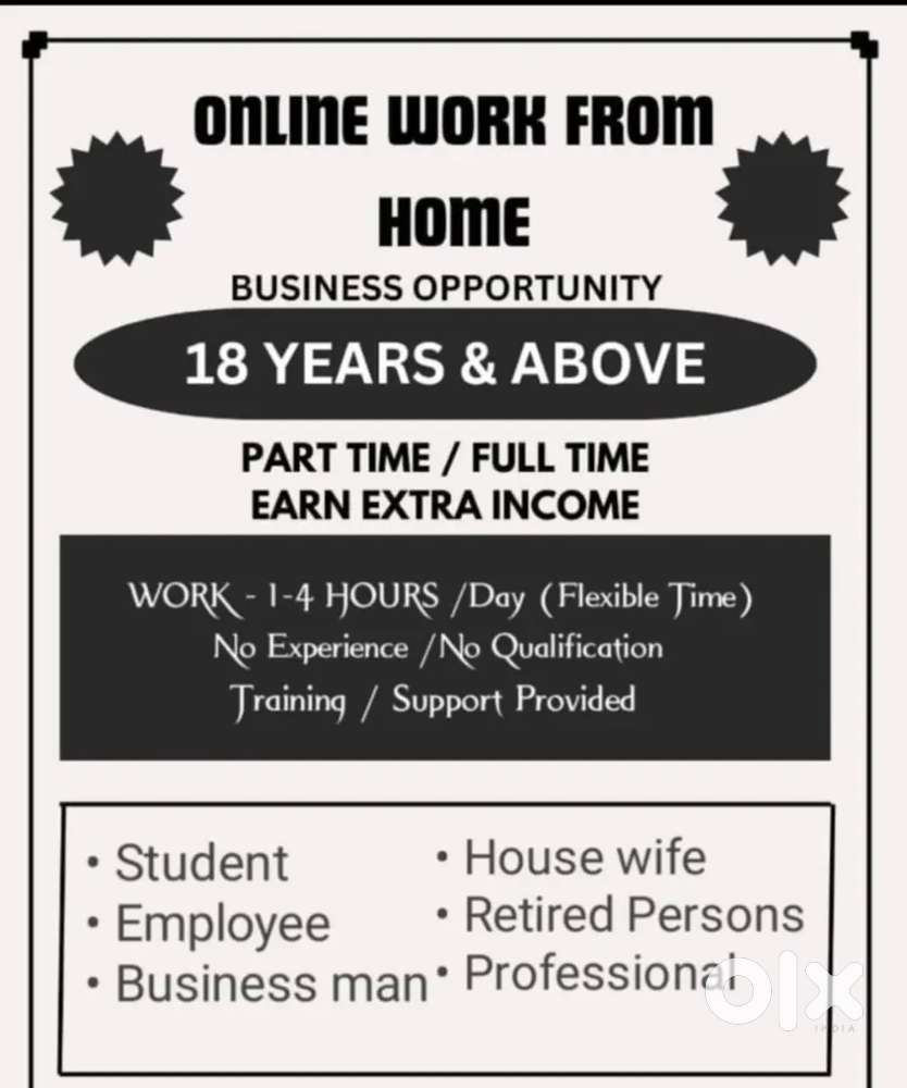 Work from home opportunity