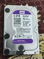 WD purple hard disk 2 tb ak dum new condition