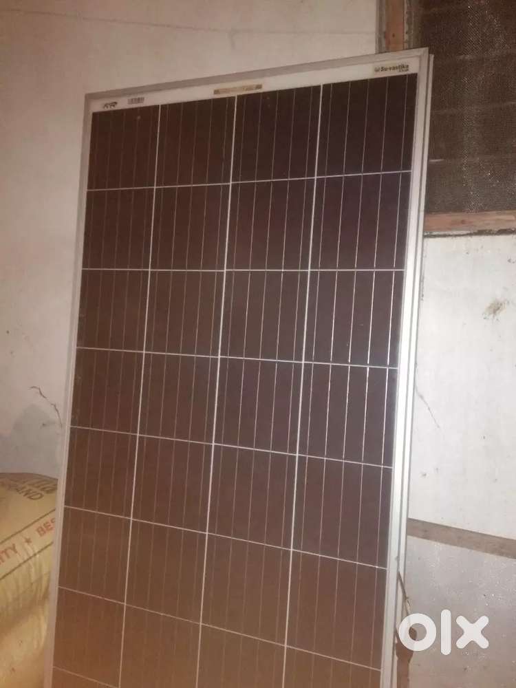 Second hand    and new.        Solar pleats12v 150watt