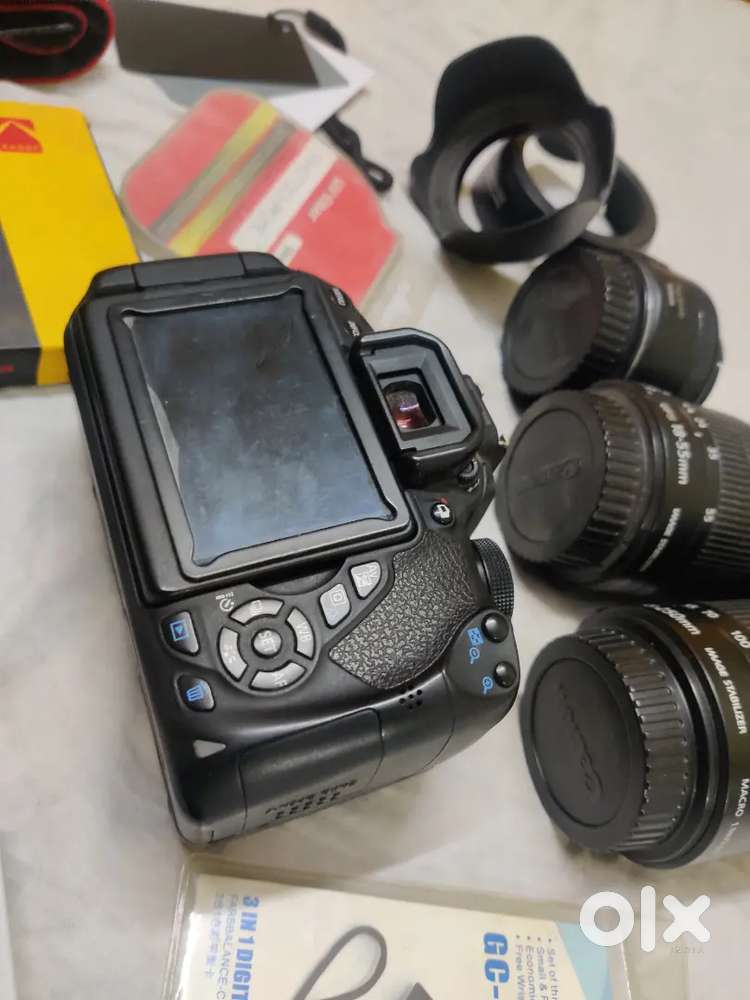 Canon EOS 700D with 3 lenses and Accessories
