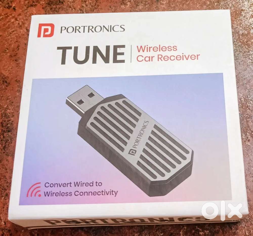 Portronics Tune wireless car receiver  Android Auto  Apple Car Play
