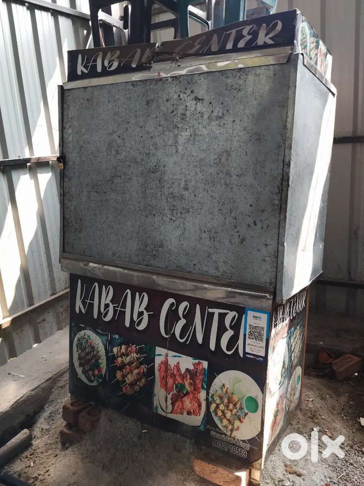 BBQ chicken kabab counter