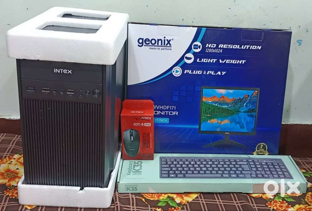 Core i3 Full pc New Cpu,monitor, keyboard mouse