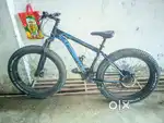 Fat bike with gear good condition hai