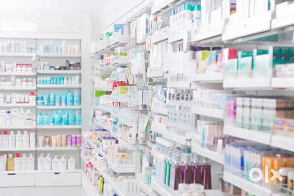 Salesman at Medical Shop