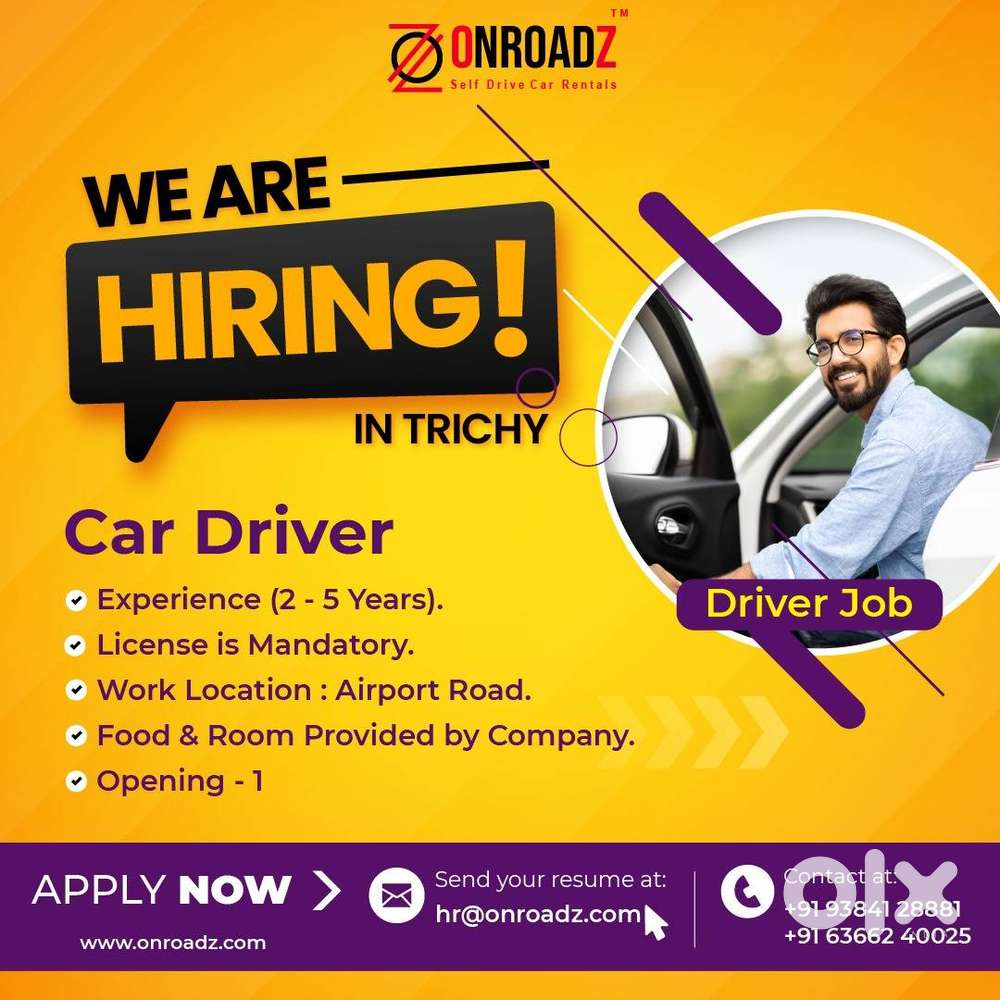 Immediate Hiring for Fleet Execuitves/Driver