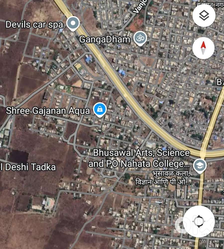 Double Road 2000Sqft NA Plot in Mahesh  Nagar Bhusawal