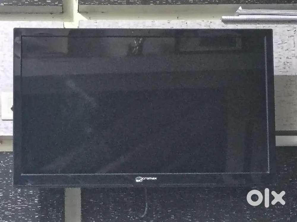 A television with remote control