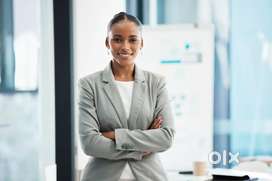 Lady Tele Marketing come business Executive