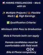 ATTENTION FREELANCERS BULK HIRING FOR MULTIPLE HIGH PAYING PROJECTS