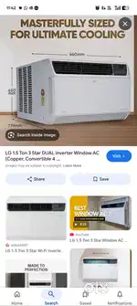 1.5 Ton LG Inverter AC