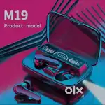 M19 Bluetooth Headset Wireless Tws Gaming Support Noise-cancelling Tou