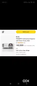 Projector benq new