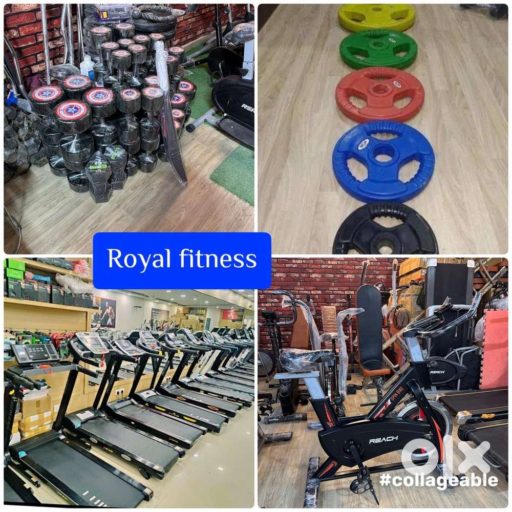 All gym treadmill and exercise cycle and treadmill available