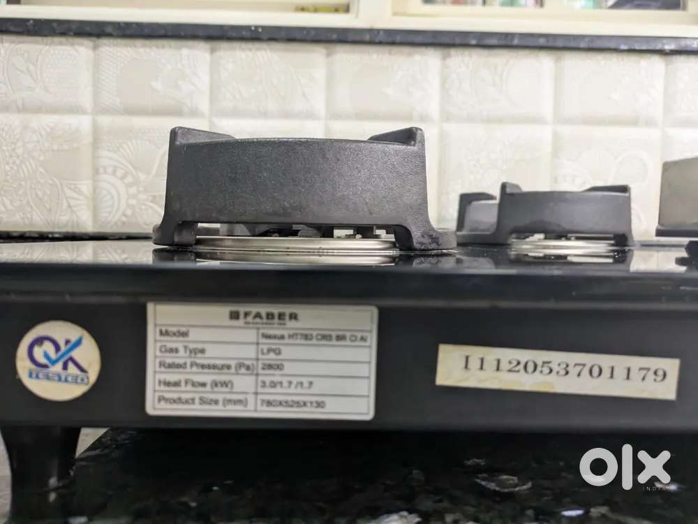Faber Nexus IND HT783 3-Burner Automatic Hob Excellent Condition