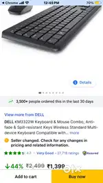 Dell Keyboard and Mouse Combo