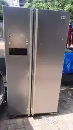 Lg brand side by side refrigerator